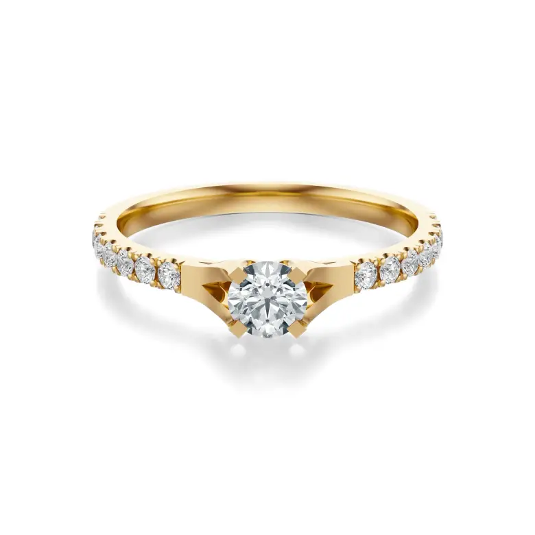 Pierścionek zaręczynowy z diamentami AJPZ_107